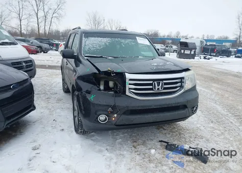2014 Honda Pilot Touring from USA, damaged, VIN 5FNYF4H91EB019760